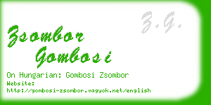 zsombor gombosi business card